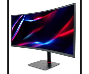 Acer Nitro XV345CURXbmiipphx Écran PC 34" UltraWide Quad HD (3440x1440) LCD VA Incurvé 1000R, 1ms GTG, 180Hz, HDR10, AMD FreeSync, DisplayPort/HDMI, Noir