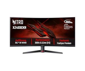 Acer Nitro XZ3 Nitro XZ403CKRbmiiphuzx, 100,8 cm (39.7"), 5120 x 2160 Pixel, WUHD, LED, 1 ms, Schwarz