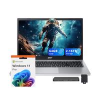 acer Ordinateur portable Aspire 3, écran FHD de 15,6", AMD Ryzen 7 7730U, 64 Go de RAM, 2,16 To de stockage (SSD de 2 To + station d'accueil de 160 Go), carte graphique AMD Radeon, clavier