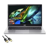 acer Ordinateur portable Aspire 3 pour étudiants et entreprises, écran FHD Micro-Edge de 15,6", AMD Ryzen 7 5700U, RAM 64 Go, SSD PCIe de 1 To, webcam, clavier, WiFi 6, USB-C, RJ45, HDMI, câble HDMI