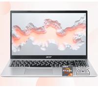 acer Ordinateur portable Aspire 3 Premium avec clavier rétroéclairé | Processeur AMD Ryzen 5 7530U | Écran IPS 15,6 FHD | 64 Go de RAM | SSD PCIe de 2 To | Type-C | Wi-Fi 6 | Élégant et portable |