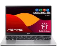 acer Ordinateur portable Aspire 3 Slim avec Office 365 pour le Web - Clavier rétroéclairé - Processeur Intel Core I3-1305U - RAM 16 Go - SSD 256 Go - FHD 15,6" - Windows 11 Home sans écouteurs
