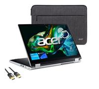 acer Ordinateur portable Aspire 3 Spin convertible 2 en 1, écran tactile WUXGA de 14", 8 cœurs i3-N305 (jusqu'à 3,80 GHz), 8 Go de RAM, SSD PCIe 512 Go, webcam, WiFi 6, BT, HDMI, USB-C, câble HDMI