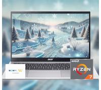 acer Ordinateur portable Aspire Premium | 64 Go de RAM | SSD 1 To | AMD Ryzen 7-5700U 8 cœurs | Écran 15,6" FHD (1920 x 1080) | Port Ethernet | Wi-Fi rapide 6 | Windows 11 Pro | Avec récupération du