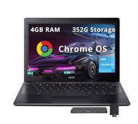 acer Ordinateur portable Chromebook 311 | Écran HD 11,6" | Intel Celeron N4500 | 4 Go LPDDR4X, 224 Go de stockage (64 Go eMMC + station d'accueil 160 Go) | Intel UHD Graphics | Chrome OS | Noir