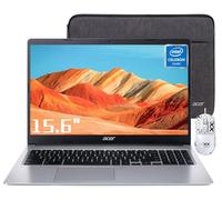acer Ordinateur portable Chromebook 315, Intel Celeron N4020 (jusqu'à 2,8 GHz), écran HD de 15,6", 4 Go de RAM, 64 Go eMMC, carte graphique Intel UHD, longue durée de vie, WiFi, Bluetooth, Chrome OS,