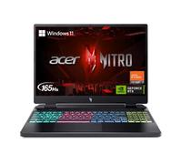 Acer Ordinateur portable Gaming Nitro 16, écran IPS de 16", 165 Hz, AMD Ryzen 7 7840HS, 16 Go de RAM DDR5, SSD de 1 To, Nvidia GeForce RTX 4060, WiFi 6E, clavier rétroéclairé RGB en anglais, Windows
