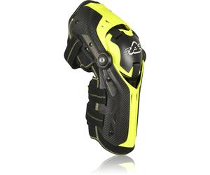 Acer orilla Protecteurs de genou, noir/jaune, Taille unique