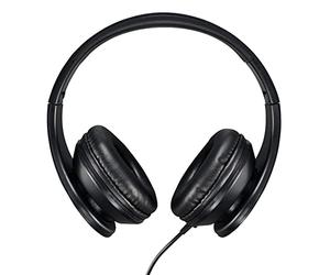 acer Over-Ear Headset, Casque PC, Casque avec Microphone, Fréquence 20 Hz-20 kHz, Casque avec Câble Flexible 1,2 m, Driver 40 mm, Jack 3,5 mm, avec Plug & Play, Noir