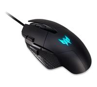 Acer Predator Cestus 315 (PMW010) - Souris - ergonomique - 8 boutons - filaire - USB - noir - Pour la vente au détail - pour Predator Helios 300; Predator Triton 300; 500