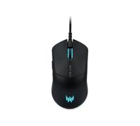 Acer Predator Cestus 330 (PMW920) - Souris - ergonomique - optique - 7 boutons - filaire - USB - noir - Pour la vente au détail - pour Predator Helios 300; Predator Orion 3000; 5000; Predator...