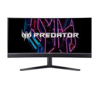 Acer Predator Gaming 1800R Moniteur incurvé | 34" QHD 3440 x 1440 OLED | AMD FreeSync Premium | Jusqu'à 175 Hz | 0,03 ms | DisplayHDR True Black 400 | USB Type-C, DP 1.4 et 2 x HDMI 2.1 | X34
