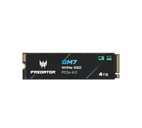 acer Predator GM7 4 to M.2 NVMe SSD PCIe 4.0 - Vitesse de Lecture Jusqu’à 7 400 Mo/s - Disque Interne Professionnel - Stockage Gaming Compatible PC, Ordinateur Portable et PS5.