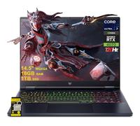 acer Predator Helios Neo 14 Gaming AI PC portable 14,5" WQXGA (2560 x 1600) 120 Hz (100 % sRGB, G-SYNC) Intel 16-core Ultra 7 155H 16 Go de RAM 1 To SSD GeForce RTX 4070 RVB rétroéclairé Win11 ICP Hub