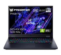 Acer Predator Helios Neo 18 AI PHN18-72-99MT Intel Core Ultra 9 275HX Ordinateur portable 45,7 cm (18 ) WQXGA 32 Go DDR5-SDRAM 1 To SSD NVIDIA GeForce RTX 5070 Wi-Fi 6 (802.11ax) Windows 11 Home Noir