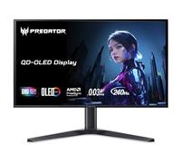 Acer Predator Moniteur de Jeu 27" | 4K UHD 3840 x 2160 QD-OLED | AMD FreeSync Premium Pro | 240Hz | 0,03ms (G vers G) | True Black 400 | USB Type-C, 2 x DisplayPort 1.4 et 2X HDMI 2.1 | X27 X1bb
