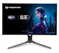 Acer Predator Moniteur de jeu | 31,5" UHD 3840 x 2160 OLED | AMD FreeSync Premium Pro | 240 Hz | 0,03 ms | VESA DisplayHDR True Black 400 | DCI-P3 99% | DisplayPort 1.4 et 2 x HDMI 2.0 1 | X 34 ES