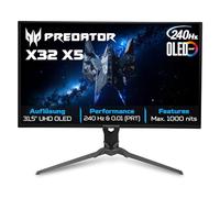 Acer Écran OLED Predator X32 – 32" (3840x2160, 240 Hz, 0,01 ms) Gaming