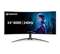 Acer Predator X34 | Écran de Jeu incurvé UWQHD 3440 x 2440 OLED 800R 34" | AMD FreeSync Premium Pro | 240 Hz | 0,01 ms | VESA DisplayHDR True Black 400 | Commutateur KVM | USB Type-C, DP 1.4 et 2 x