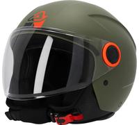 Acerbis Brezza, casque à réaction S Vert Mat Vert Mat