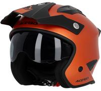 Acerbis Aria Metallic, casque à réaction XS Orange Mat Orange Mat