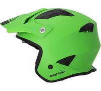 Acerbis Casque ouvert Aria Solid Mat Vert Néon/Noir Taille S