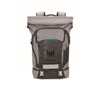 acer Rolltop Backpack, Grey/Teal, 15.6-inch