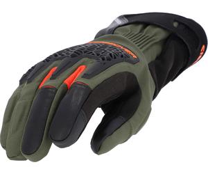 Acer rossover WP Gants de moto pour dames imperméables, noir/vert, Taille S