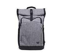 Acer Sac à dos Predator Rolltop Jr. - Pour tous les ordinateurs portables de jeu 15,6", sac à dos de voyage, poches organisées pour tous les équipements - Gris