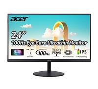 Acer SB242Y EBI Écran de bureau de jeu IPS Full HD (1920 x 1080) IPS 23,8" Technologie FreeSync AMD Design élégant 100 Hz 1 ms (VRB) Faible lumière bleue Inclinaison Ports HDMI et VGA