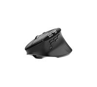 Acer Smart Fit - Souris - ergonomique - vertical - laser - 10 boutons - sans fil - 2.4 GHz, Bluetooth 5.0 - récepteur sans fil USB - noir