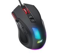 acer Souirs Gamer Filaire Ergonomique, 12 800 DPI, 8 Boutons programmables, Souris Gaming avec Fire Button, 12 Options RGB Personnalisable, Haute Précision- pour MOBA FPS CS