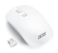 acer Souris sans Fil Blanche, 2.4GHz Souris Optique à 4 Boutons 1600 PPP, Mouse Wireless, Ambidextre et Ergonomique, Connexion ou Récepteur USB Multi Appareils pour PC/Ordinateur/Téléphone/Tablette