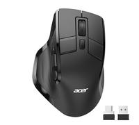 acer Souris sans Fil Tri-Mode avec écran OLED,Souris Bluetooth 4000 DPI pour 4 appareils (2,4 GHz + Bluetooth 5,2 + Filaire), Mouse Ergonomique Rechargeable,5 Boutons Programmables pour PC