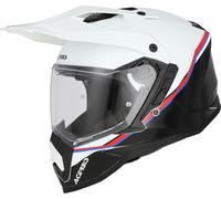 Acerbis Assault Graphic Casque d’enduro, noir-blanc, taille M pour homme