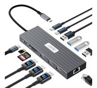 Acer Station d'accueil USB-C 3 HDMI 4K@60Hz 13 en 1 Hub Triple écran