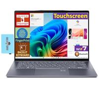 acer Swift 14 AI Powered Laptop 14.5 Écran tactile IPS WQXGA (Qualcomm Snapdragon X Elite X1E-78-100, 16 Go LPDDR5X, SSD PCIe 2 To, Win 11 Pro) avec MS 365 Personnel, DKZ Port Expander