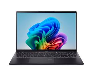 Acer Swift 16 AI SF16-51-73L1 Copilot+ PC Intel Core Ultra 7 256V Ordinateur portable 40,6 cm (16 ) WQXG 16 Go LPDDR5x-SDRAM 1 To SSD Wi-Fi 7 (802.11be) Windows 11 Home Italien Noir