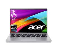 Acer Swift Go Intel Evo Thin & Light Premium Laptop 14" 1920x1200 Écran tactile 100% sRGB Intel Core i7-1355U Intel Iris Xe 16 Go LPDDR5 512 Go Gen 4 SSD SFG14-71T-72QV