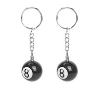 HDLIV Lot de 2 pendentifs de clé de billard Glueck .8