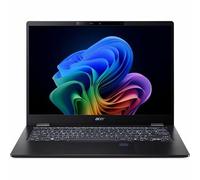 Acer TravelMate P6 14 AI TMP614-54 TMP614-54-71DA 14" Copilot+ PC Notebook - WQXG 120 Hz - Intel Core Ultra 7 268V - 32 Go - SSD 1 To - Clavier Anglais - Noir