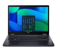 Acer TravelMate TMP414RN-54-TCO-51JJ Copilot+ PC Intel Core Ultra 5 125U Hybride (2-en-1) 35,6 cm (14 ) Écran tactile WUXGA 16 Go DDR5-SDRAM 512 Go SSD Wi-Fi 6E (802.11ax) Windows 11 Pro Bleu