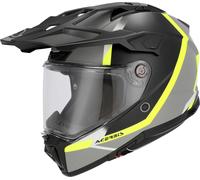 Acerbis Attack, casque d aventure XXL Mat Gris/Noir/Jaune Néon Mat Gris/Noir/Jaune Néon
