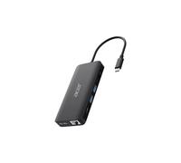 Acer USB Type-C Dock 12-en-1 Noir - USB 3.2 Gen 1, 2x USB 2.0, 2x USB 3.2 Gen 1 Type-A, 2x HDMI 2.0, DisplayPort 1.4, Ethernet Gigabit, Lecteur SD/MicroSD, Power Delivery 100W, 4K 60Hz