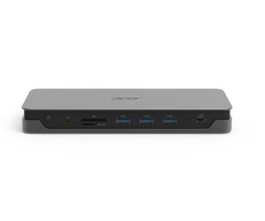 Acer USB Type-C Gen 1 Dock Avec fil USB 3.2 Gen 1 (3.1 Gen 1) Type-C Gris