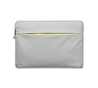 ACER Vero Housse Grise 15,6 Fabriqué à partir de matériaux 100% recyclés, Poche de rangement avant GP.BAG11.01T