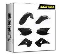acerbis 0007518.090 cache carenage noir compatible avec kawasaki kx 125 2t 2003 2004 2005 2006 2007 2008 mototopgun