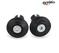 ACERBIS 0012989.090 Paire contre-Poids Caps Pour Trou Guidon Noir