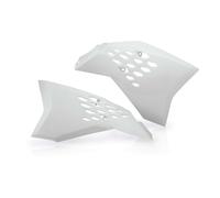 ACERBIS 0016361.030 Paire De Fianchets De Radiateur Pour KTM SX 65 2009 Blanc