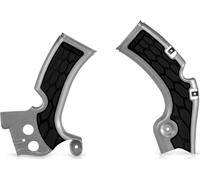 Acerbis 0017814 Kawasaki, Protecteur de cadre X-Grip Argent Argent
